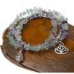 Lotus Fluorite Bracelet 