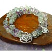 Lotus Fluorite Bracelet 