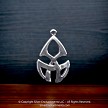 Sterling Silver Celtic Tribal Necklace Pendant 