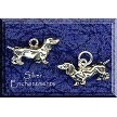 Sterling Silver Dachshund Dog Charm | Wiener Dog Charm 