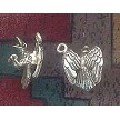 Sterling Silver 3D Raven Charm 
