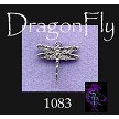 Sterling Silver Dragonfly Charm 