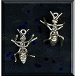 Sterling Silver 3D Ant Charm 