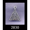 Sterling Silver Double Triquetra Charm 