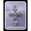 Sterling Silver Celtic Cross Necklace Pendant 