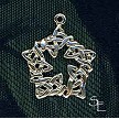 Sterling Silver Celtic Star Pendant | Celtic Pentagram 