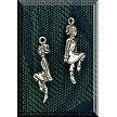 Sterling Silver Irish Step Dancer Charm 