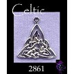 Sterling Silver Celtic Triquetra Necklace Charm 