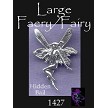 Sterling Silver Large Victorian Fairy Pendant 