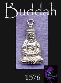 Sterling Silver Buddha Pendant 