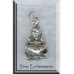 Sterling Silver 3D Buddha Charm 