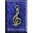 Sterling Silver Treble Clef Pendant 