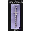 Sterling Silver Vine Sword Pendant 