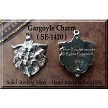 Sterling Silver Medieval Gargoyle Charm 