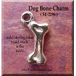Sterling Silver Dog Bone Charm 