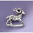 Sterling Silver Aries Charm, Aries Zodiac Jewelry 