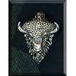 Taurus Pendant with Hidden Bail, Sterling Silver 