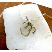 Sterling Silver Ohm Charm 