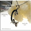Sterling Silver Lounging Lunar Lady Pendant with 4mm Stone Area 