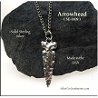 Sterling Silver Arrowhead Pendant 