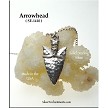 Sterling Silver Arrowhead Necklace Pendant 