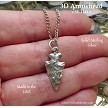 Sterling Silver Arrowhead Necklace 