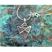 Sterling Silver Arrowhead Pendant - Both Sides Shown 