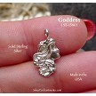Sterling Silver Maiden Goddess Charm 