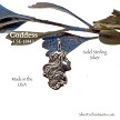 Sterling Silver Maiden Goddess Charm 