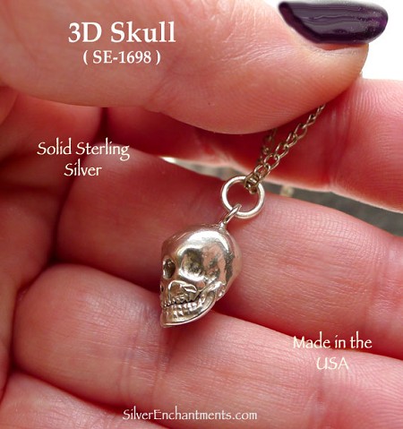 Sterling Silver Skull 