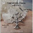 Sterling Silver Tree of Life Charm 