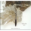 Sterling Silver 3D Athame Dagger Charm 