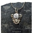 Sterling Silver Egyptian Cat Goddess Charm 