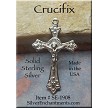 Sterling Silver Crucifix Pendant 