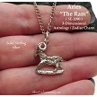 Sterling Silver Aries Charm, Aries Zodiac Jewelry 