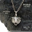 Sterling Silver Wildcat Charm 