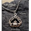 Sterling Silver Celtic Knot Claddagh Charm 