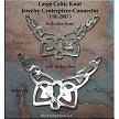 Sterling Silver Large Celtic Knot Necklace Y Component 