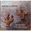 3D Copper Prickly Pear Pendant 