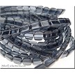 6mm Czechmates Montana Blue 2 Hole Tile Beads 