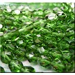 Prairie Green Czech Glass Beads, 6mm Fire Polished (25) 