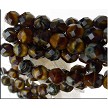 Czech Glass Beads, 8mm Fire Polished Beads 