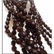 6mm Round Wild Raisin Czech Glass Fire Polished Beads 