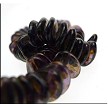 8mm Tanzanite Bronze Picasso Czech Glass Rose Petal Beads 