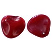 Czech Glass Rose Petal Beads, 14mm 