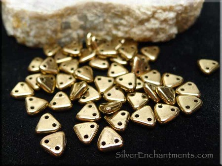 CzechMates 2-Hole Triangle Beads 