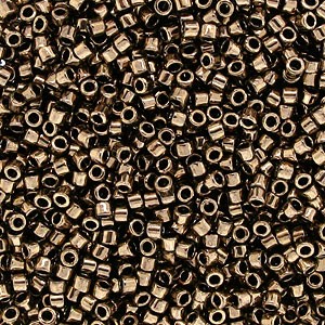 Delica Beads, Metallic Bronze, DBL-0022 