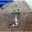 Sterling Silver Celtic Mermaid Cuff Earring 