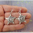 Sun Moon and Star Celestial Earrings 