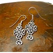 Sterling Silver Celtic Cross Earrings 